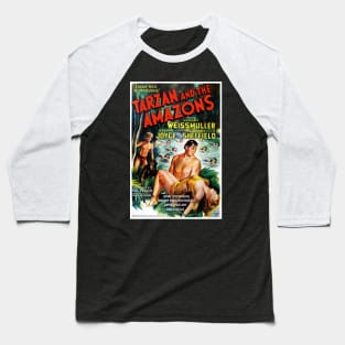 Tarzan and The Amazons Baseball T-Shirt